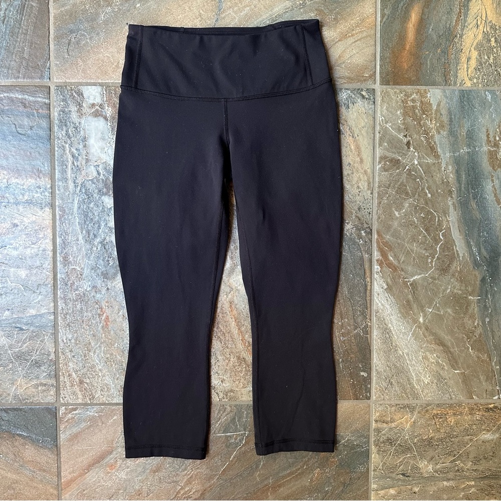 Patagonia Centered Crop Tights Women’s Size XS Black Leggings Outdoors